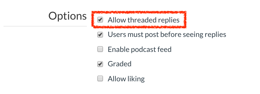 threaded setting